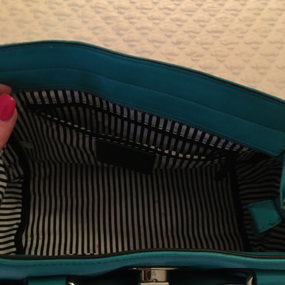 Teal Tote Bag by Charming Charlie - Picture 2 of 4